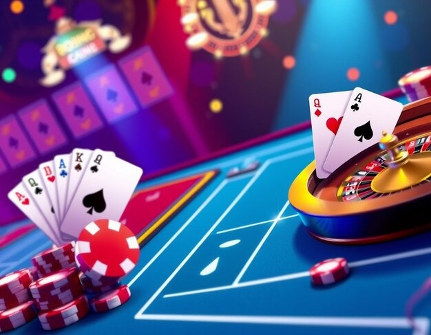 Auto Roulette wheel and betting interface on rajawd777 slot