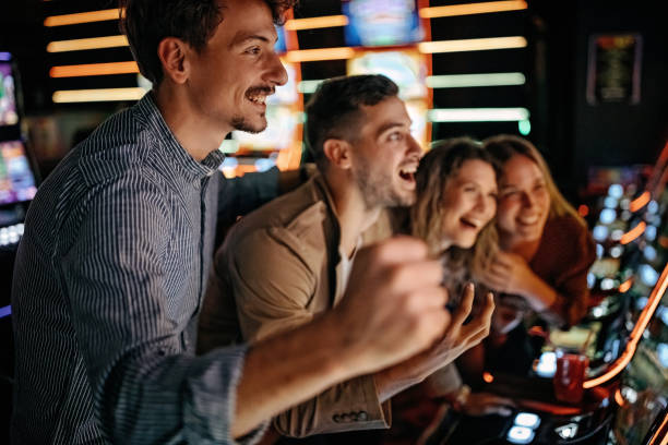 Live dealer baccarat game action